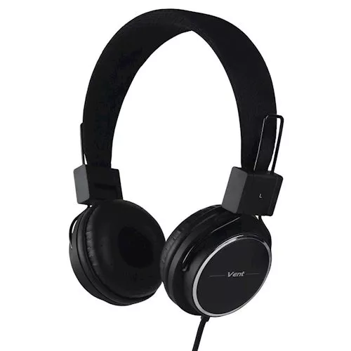 006963 Проводні навушники Vent Black 006963 Проводні навушники Vent Black