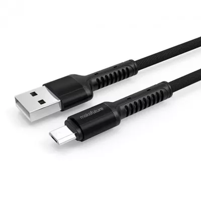 Кабель MakeFuture MicroUSB (2.4 A) 1м Denim Grey (040040) Кабель MakeFuture MicroUSB (2.4 A) 1м Denim Grey (040040)