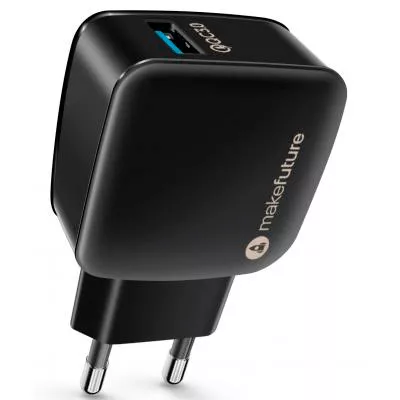 050032 Зарядний пристрій мережевий 1 USB (3A) Quick Charge Black