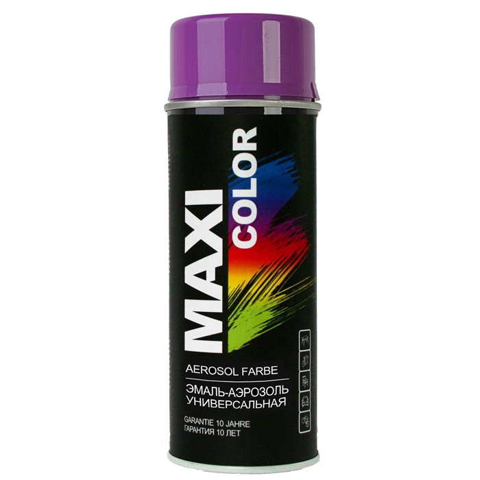 Эмаль MAXI COLOR аэрозольная декоративная ярко-фиолетовая 400 мл (MX4008)