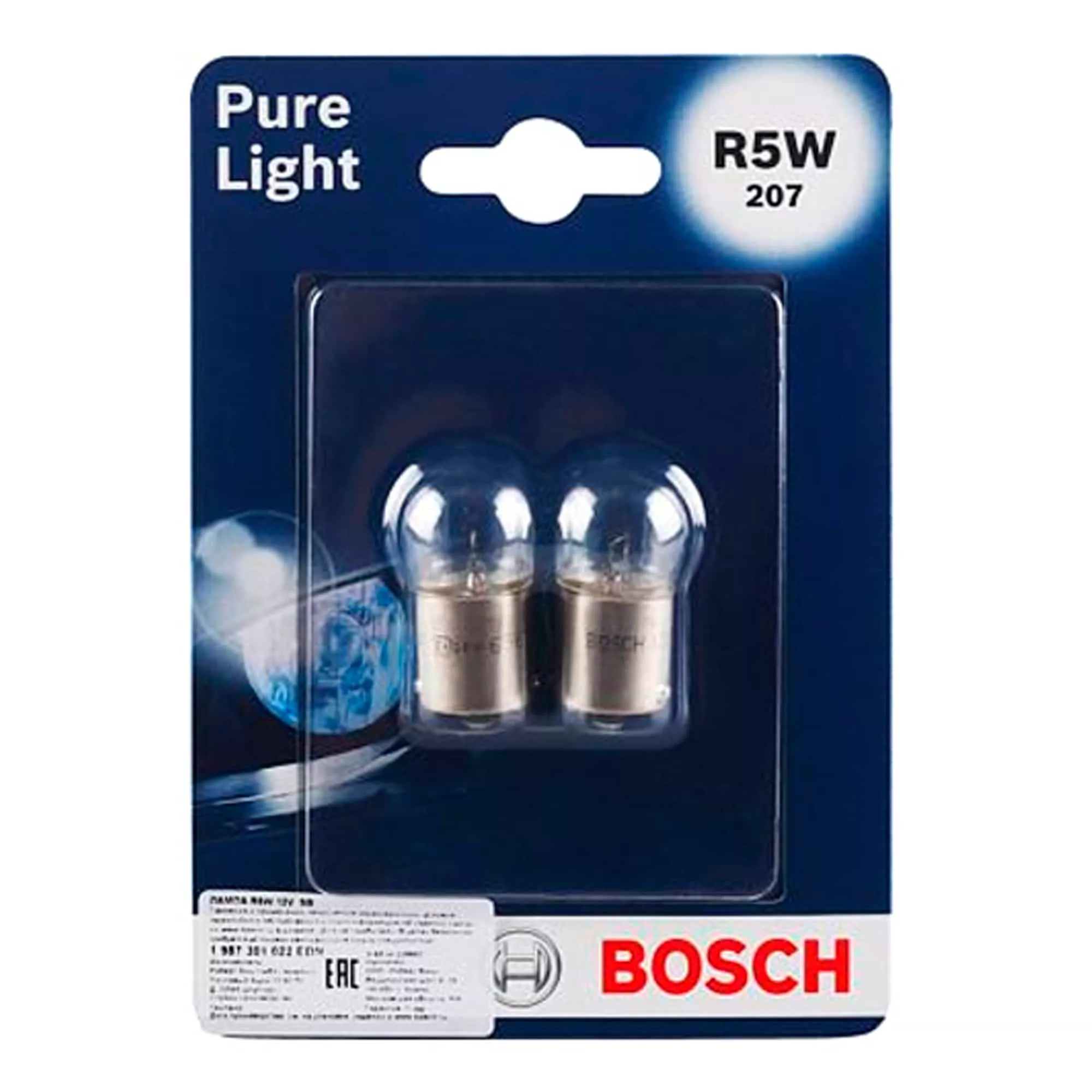Лампа Bosch Pure Light R5W 12V 5W 1 987 301 022
