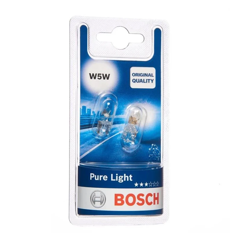 Лампа Bosch Pure Light W5W 12V 5W 1 987 301 026