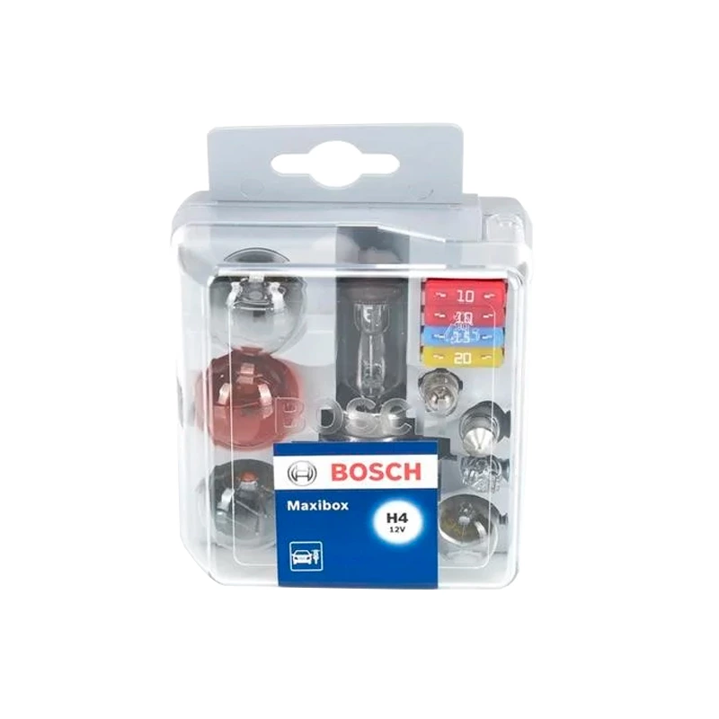 Набор автоламп с предохранителями Bosch H4 MaxiBox 1 987 301 111