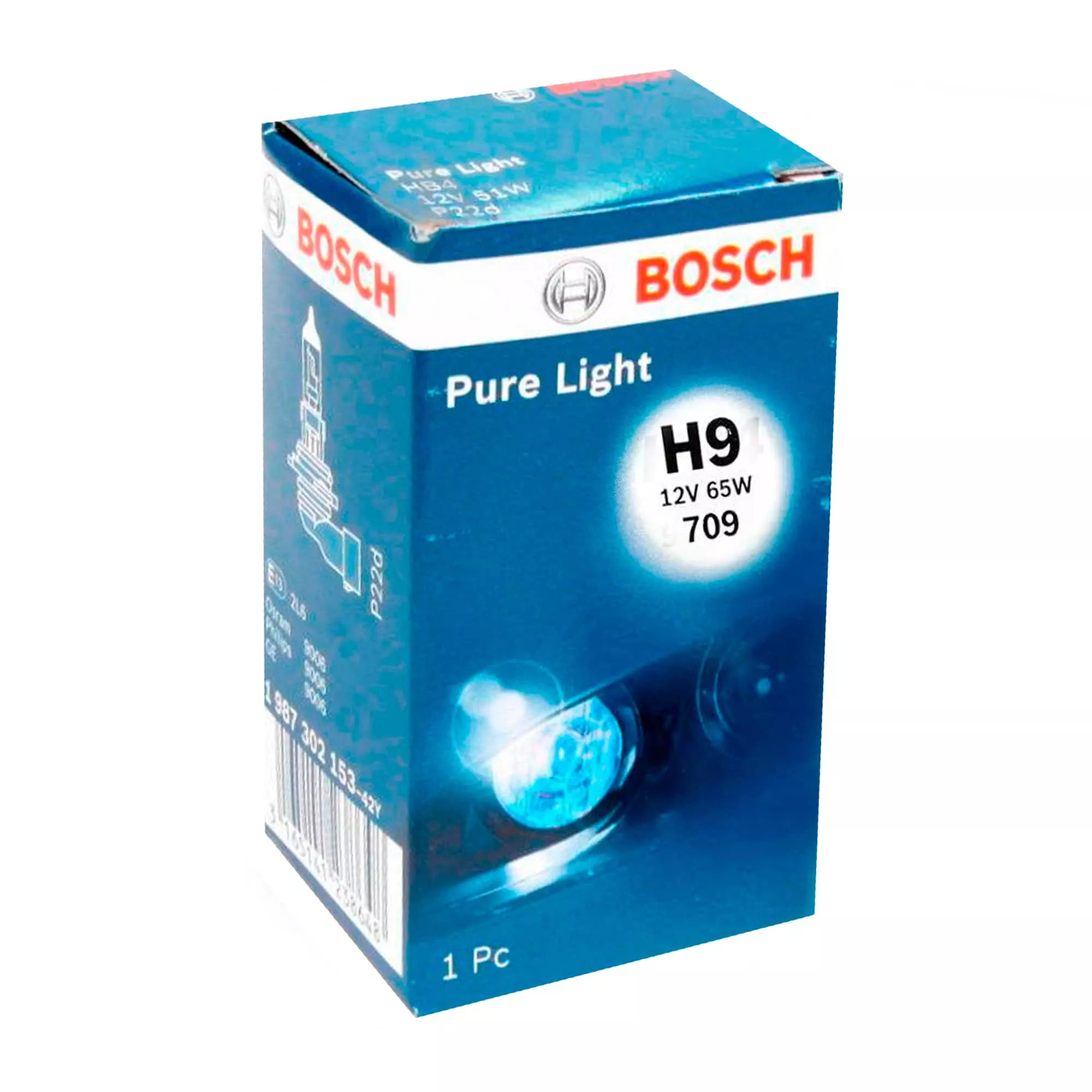 Лампа Bosch Pure Light H9 12V 65W 1 987 302 082