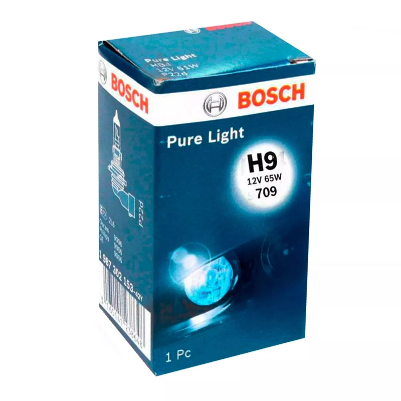 Лампа Bosch Pure Light H9 12V 65W 1 987 302 082