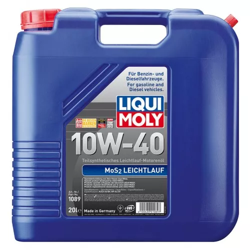 Масло моторное Liqui Moly MOS2-Leichtlauf 10W-40 20л (1089)