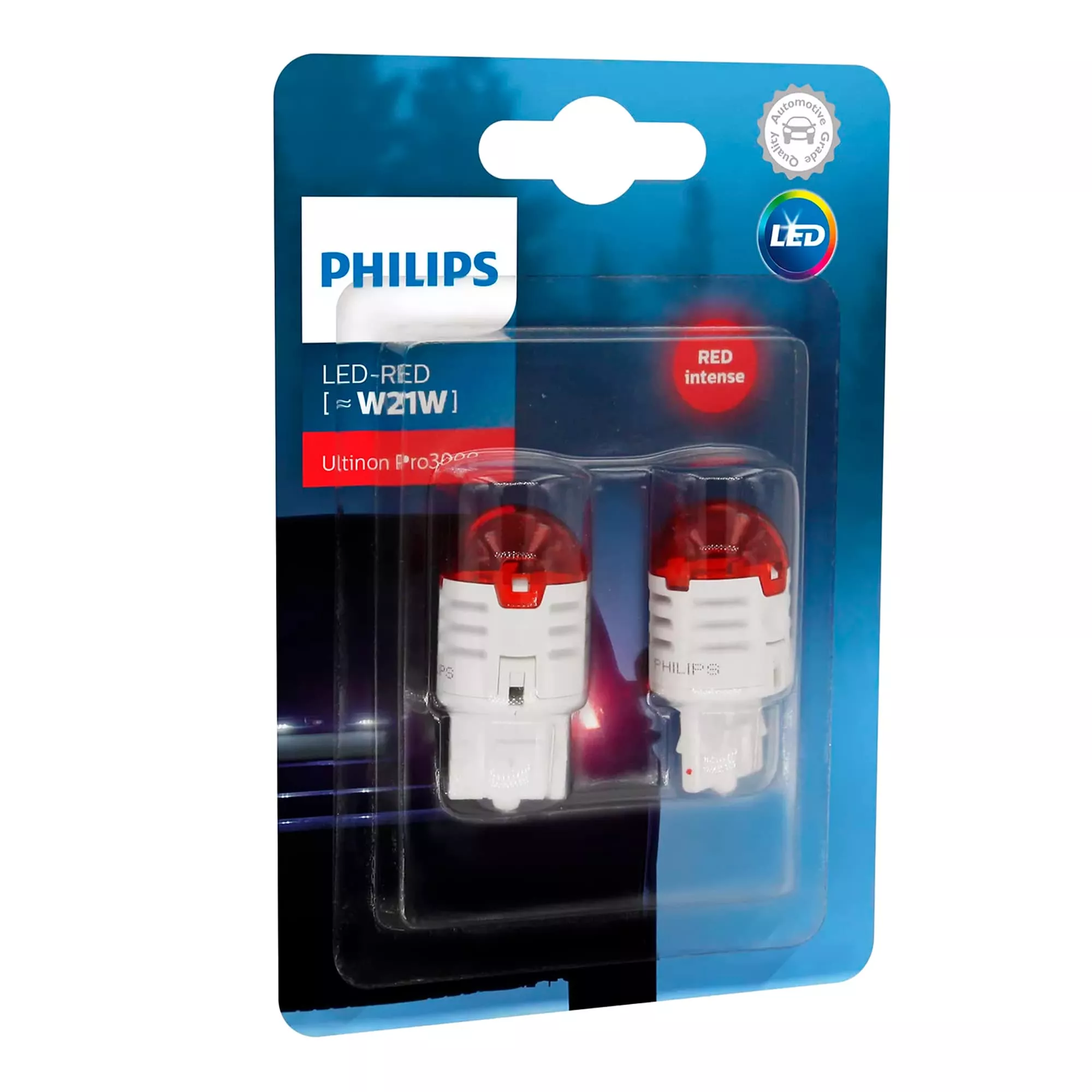 Лампа Philips Ultinon Pro3000 W21W 12V 1,75W 11065U30RB2