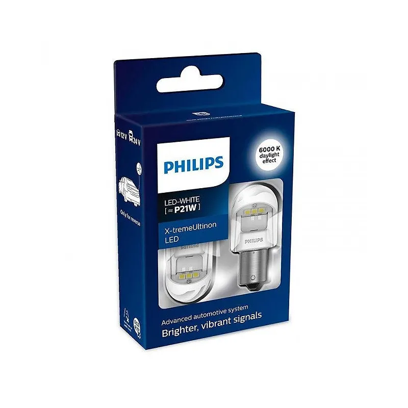 Лампа Philips X-tremeUltinon LED gen2 P21W BA15s 2,7 W 11498XUWX2