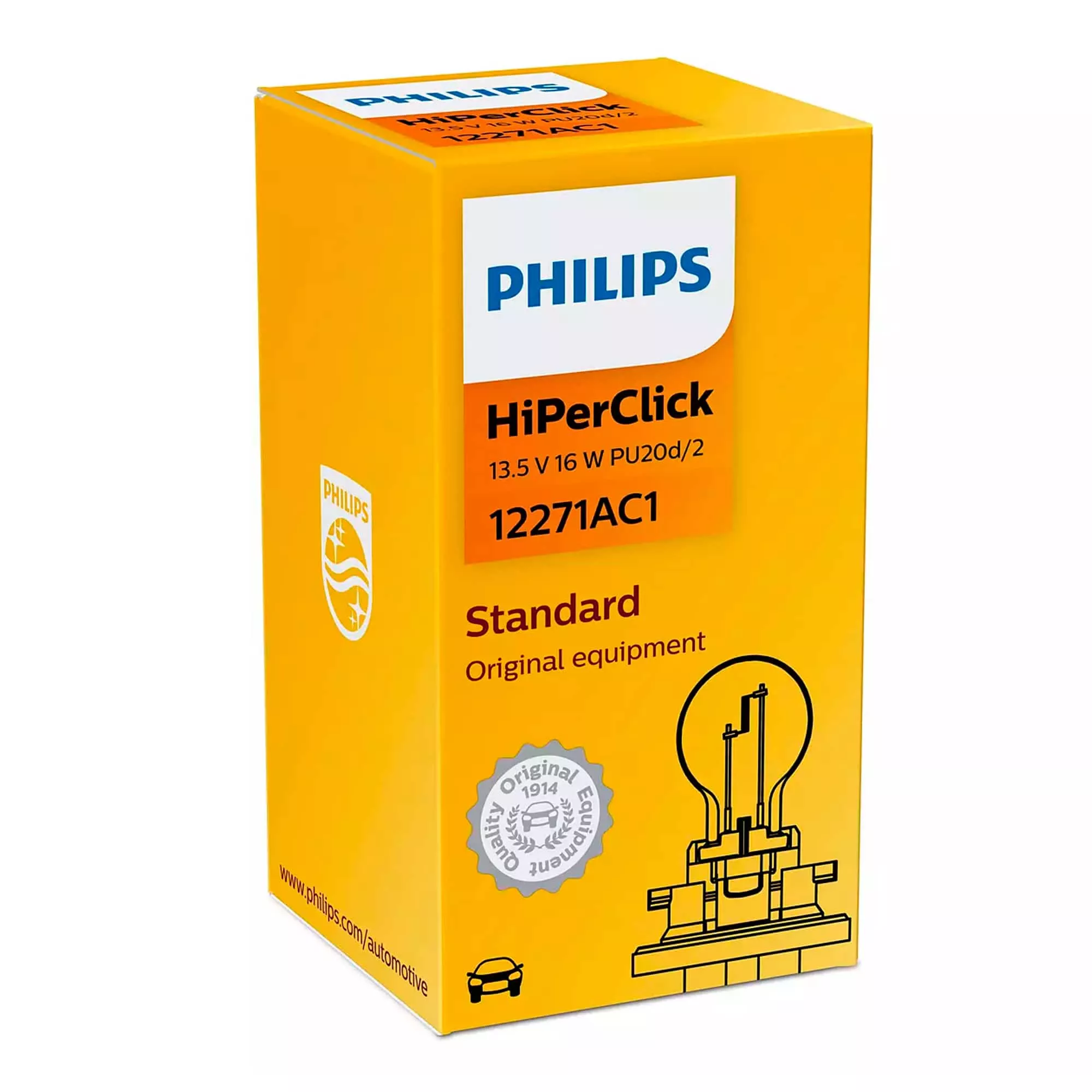 Лампа Philips Standard PCY16W 13,5V 16W 12271AC1