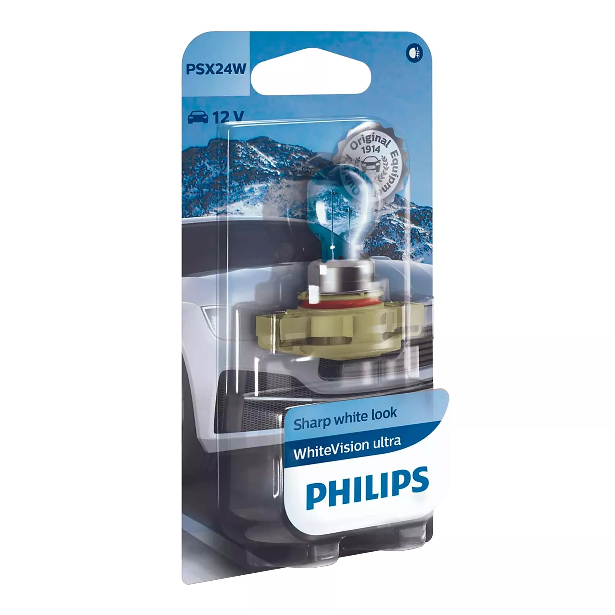 Лампа Philips WhiteVision Ultra PSX24W 12V 24W 12276WVUB1