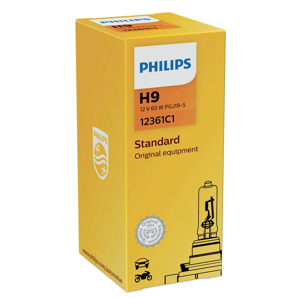 Лампа Philips Standard H9 12V 65W 12361 C1