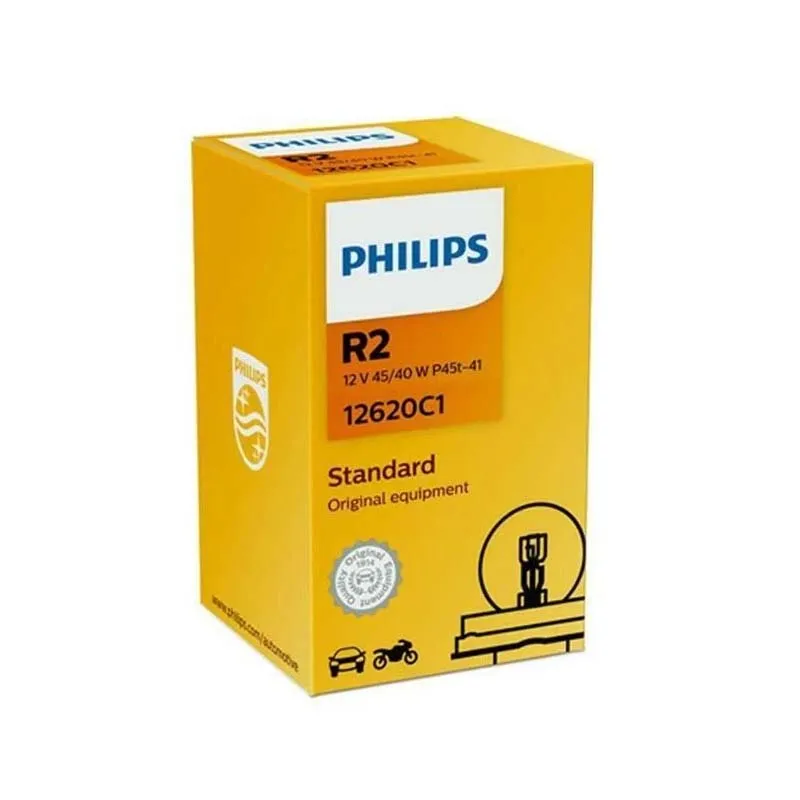 Лампа Philips Standard R2 P45t-41 40W 45W прозрачная 12620C1