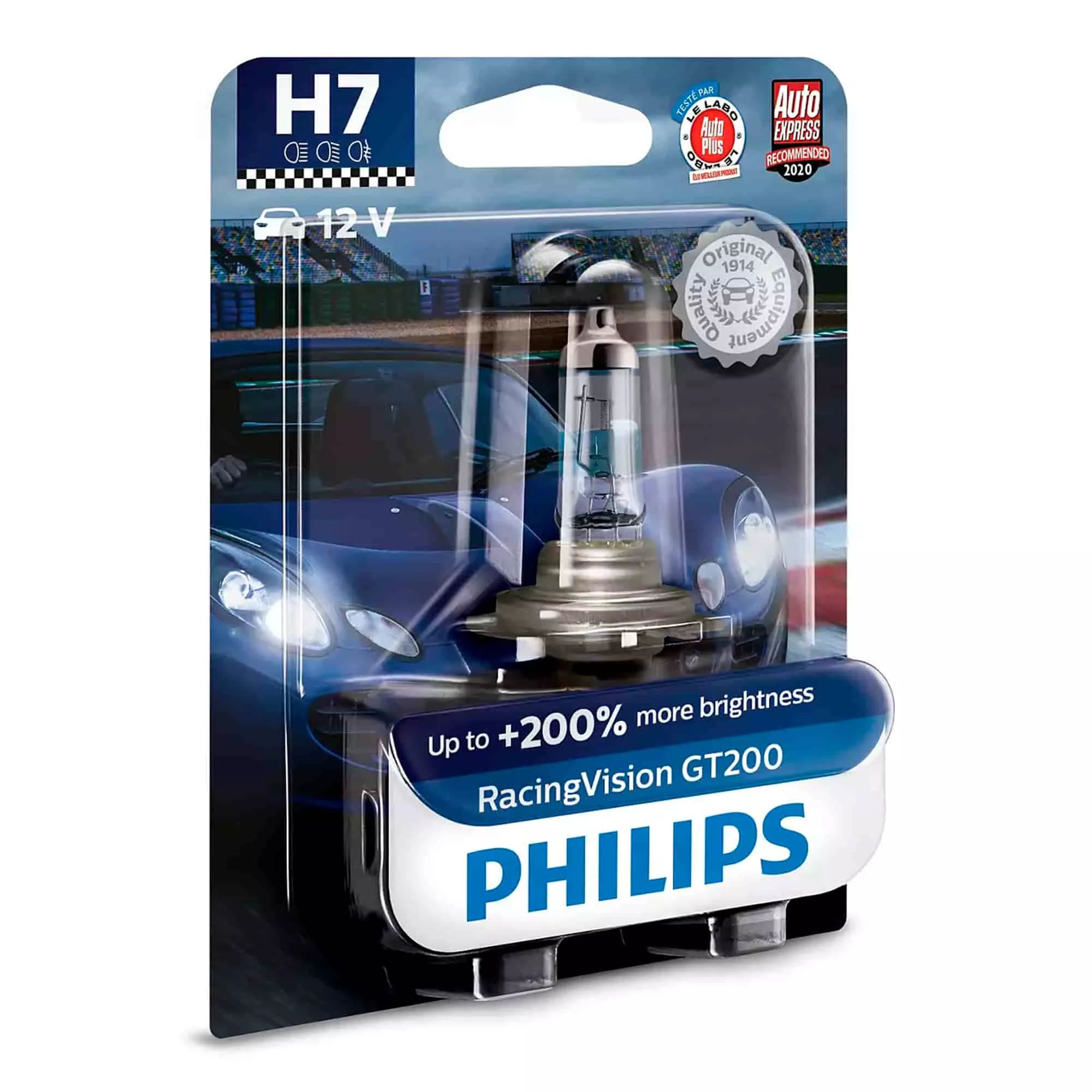 Лампа Philips Racing Vision GT200 H7 12V 55W 12972RGTB1