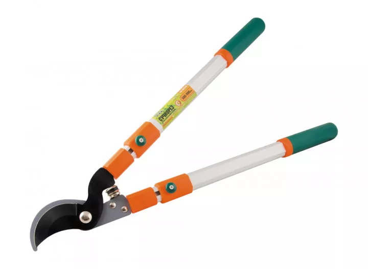 Сучкорез с телескопическими ручками 500 - 1000 мм, тефлон, алюминиевые ручки MASTER TOOL (14-6122)
