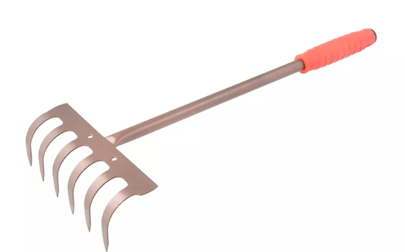 Грабли садовые 6 зуб с металлической ручкой 310 мм MASTER TOOL (14-6295) Грабли садовые 6 зуб с металлической ручкой 310 мм MASTER TOOL (14-6295)