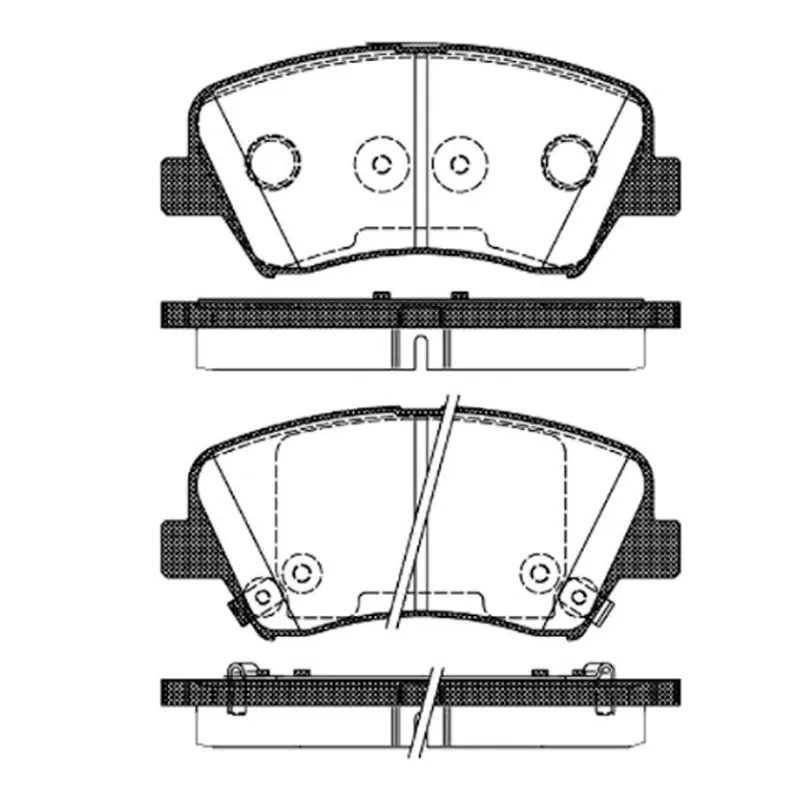 Remsa 1412.32 Тормозные колодки