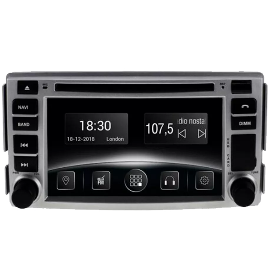 Gazer CM5006-CM Мультимедийная автомобильная система для Hyundai Santa Fe CM 2006-2012 Gazer CM5006-CM Мультимедийная автомобильная система для Hyundai Santa Fe CM 2006-2012
