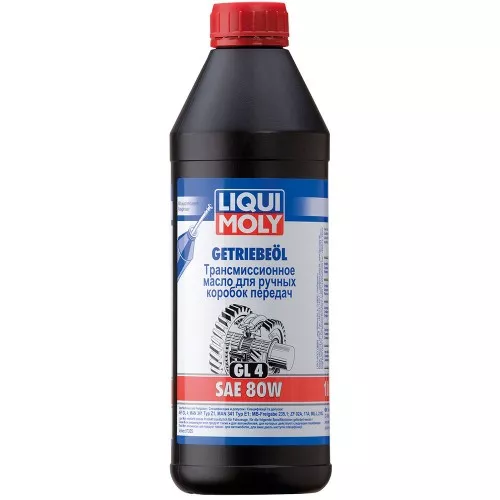 Трансмиссионное масло Liqui Moly Getriebeoil GL4 80W 1л (1952) Трансмиссионное масло Liqui Moly Getriebeoil GL4 80W 1л (1952)