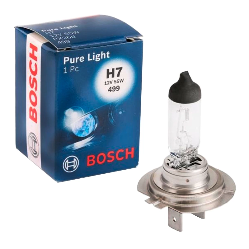 Лампа Bosch Pure Light H7 PX26d 55 W 1987302777