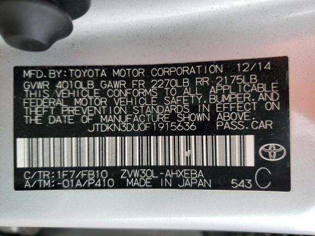 2015 TOYOTA PRIUS