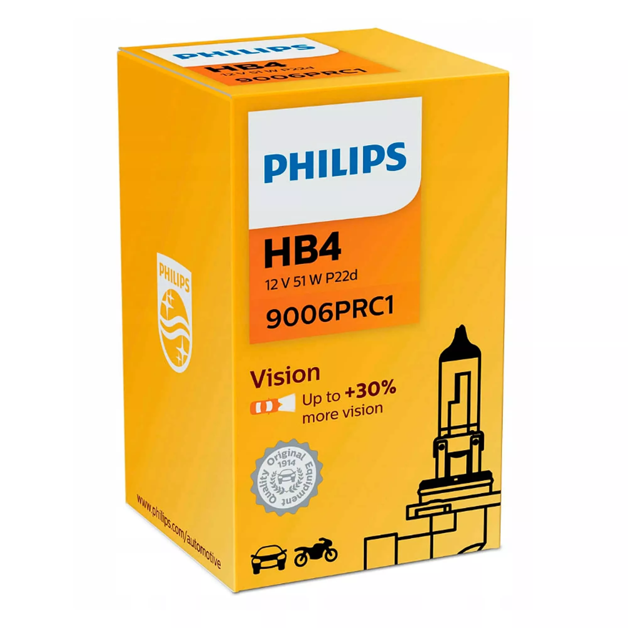Лампа Philips Vision HB4 12V 51W 24687530