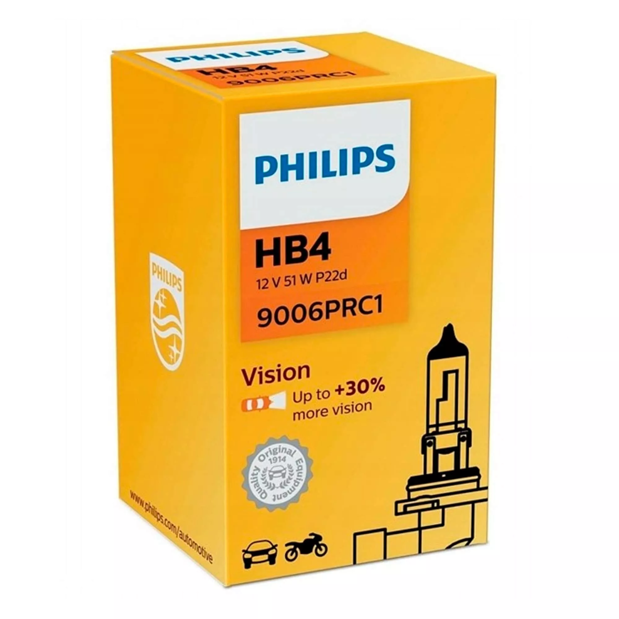 Лампа Philips Vision HB4 51W 12V 24726130
