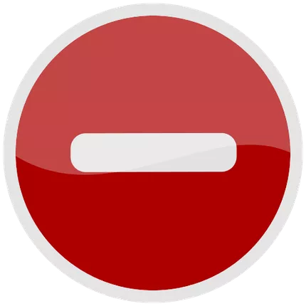 262019/Наклейка TerraPlus "Об`їзд заборонено"