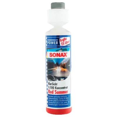 Омивач скла Sonax Red Summer 1:100 0°C 0,25л (266141) Омивач скла Sonax Red Summer 1:100 0°C 0,25л (266141)