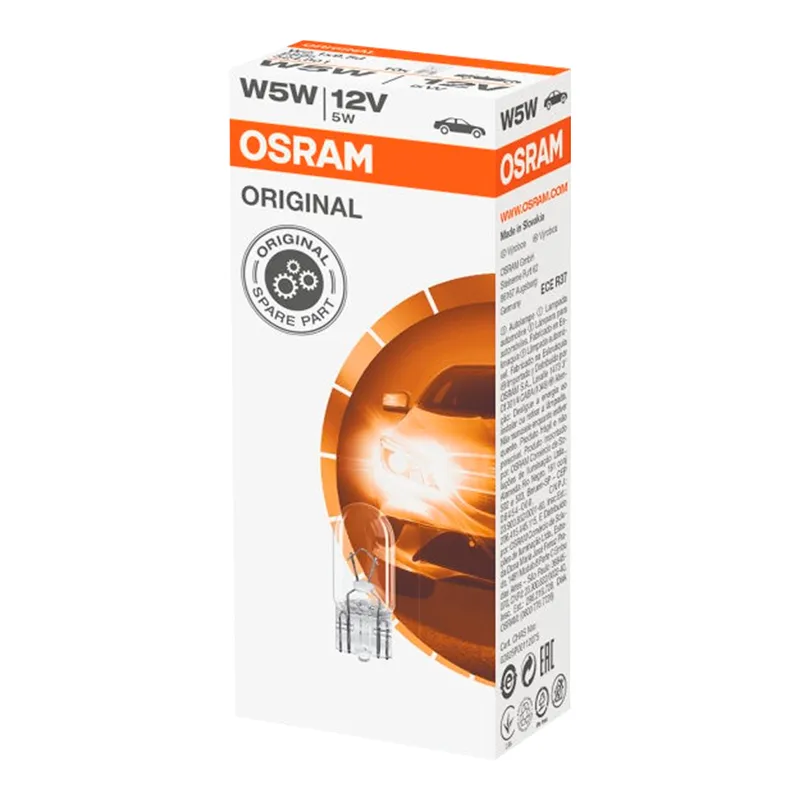 Лампа Osram W5W 12V 5W 2825-UNV