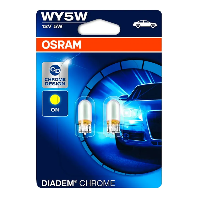 Лампа Osram DIADEM Chrome WY5W 12V 5W 2шт 2827DC2