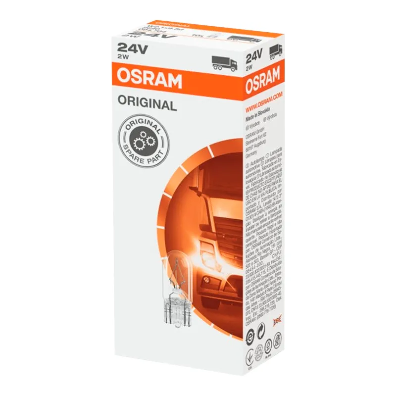 Лампа Osram W2W 24V 2W 2840-UNV