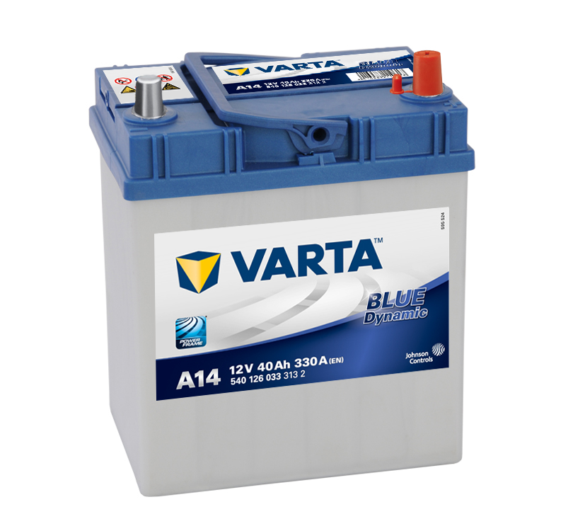 Автомобильный аккумулятор VARTA 6CT-40 АзЕ Asia 540 126 033 Blue Dynamic (A14)