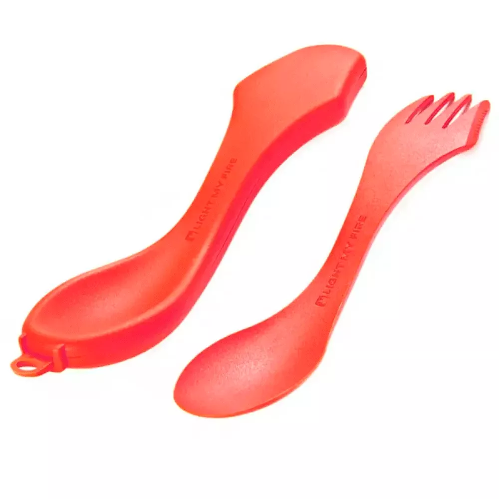 3 в 1 - ложка + вилка + ніж LIGHT MY FIRE SporkCase pin-pack, червона, в кейсі (113-1013-3) 3 в 1 - ложка + вилка + ніж LIGHT MY FIRE SporkCase pin-pack, червона, в кейсі (113-1013-3)