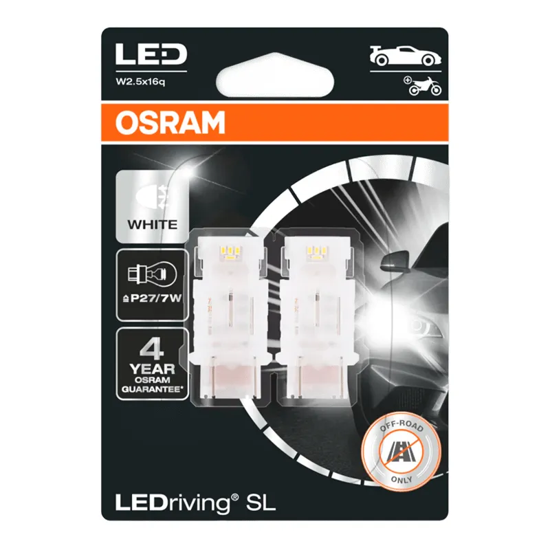 Лампа Osram LEDriving Standard P27/7W W2,5x16q 1,7W 3157DWP-02B