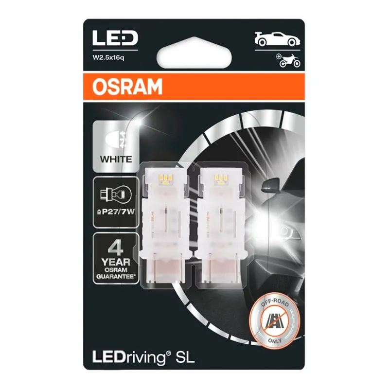 Лампа Osram LEDriving SL P27/7W 12V 1.7W 3157DWP2