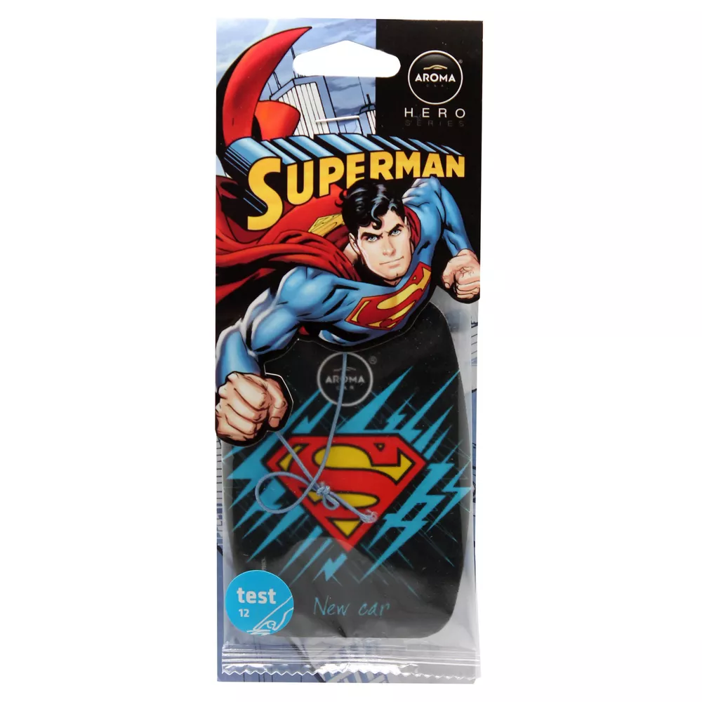Ароматизатор Aroma Car Superman новая машина (927702)