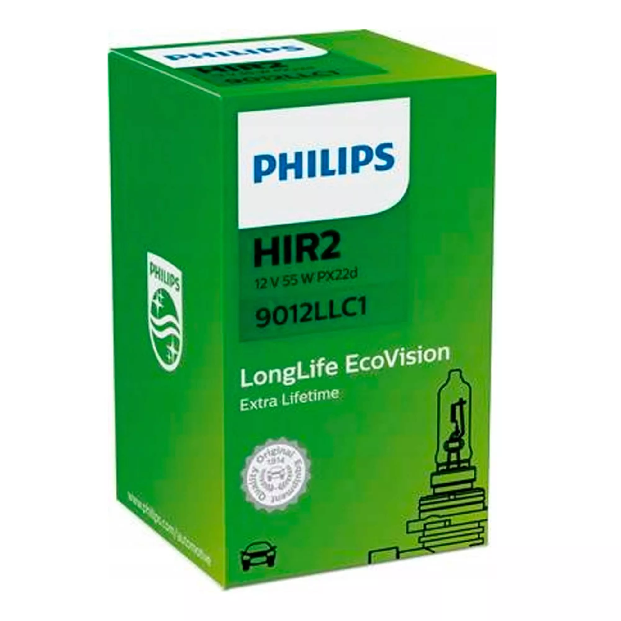 Лампа Philips LongLife EcoVision HIR2 12V 55W 35125530