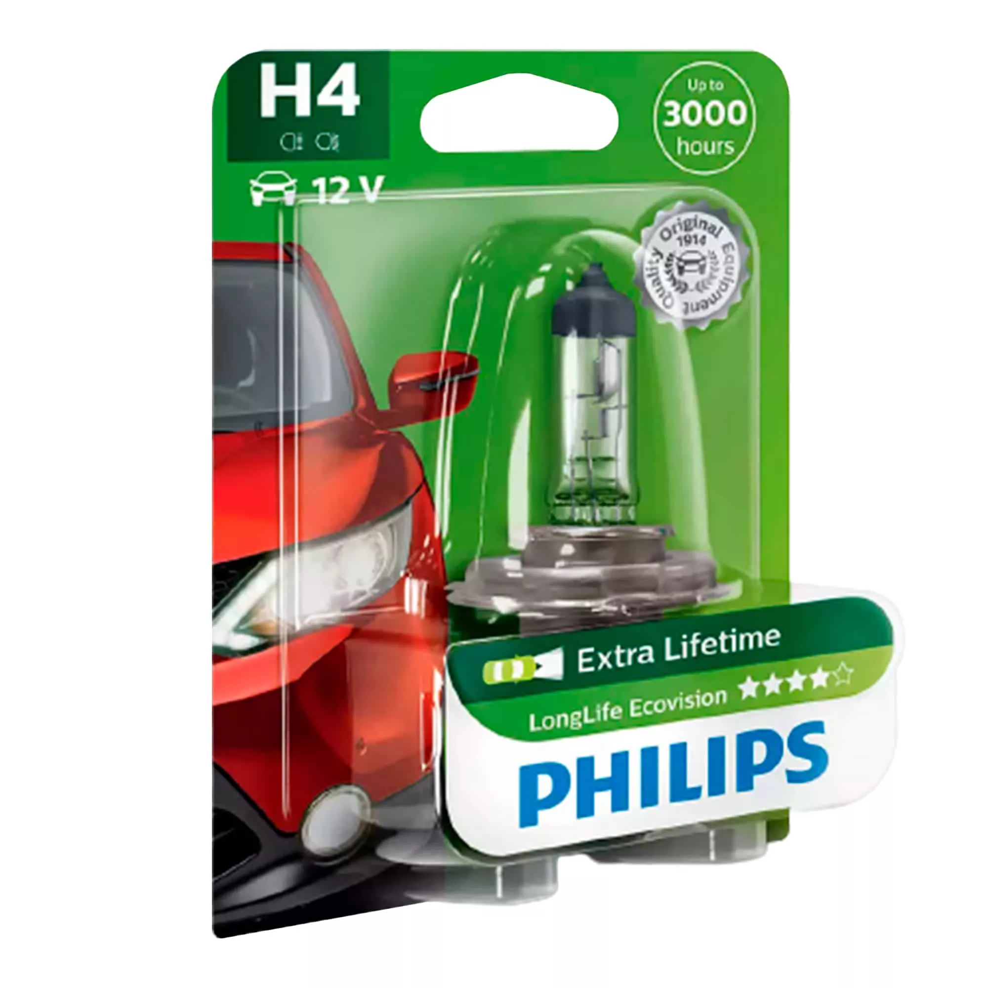 Лампа Philips LongLife EcoVision H4 12V 55/60W 36198830