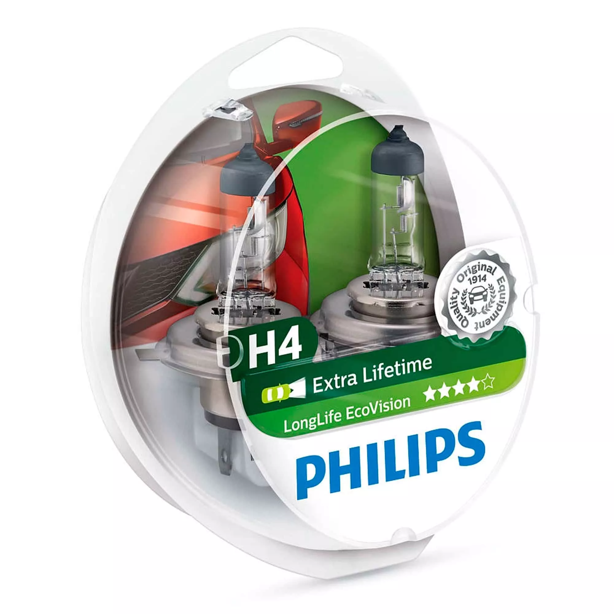 Лампа Philips LongerLife Ecovision H4 12V 55/60W 36257228