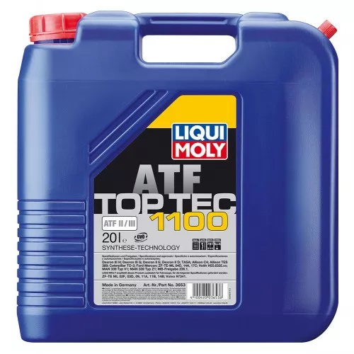 Трансмиссионное масло Liqui Moly Top Tec ATF 1100 20л Трансмиссионное масло Liqui Moly Top Tec ATF 1100 20л
