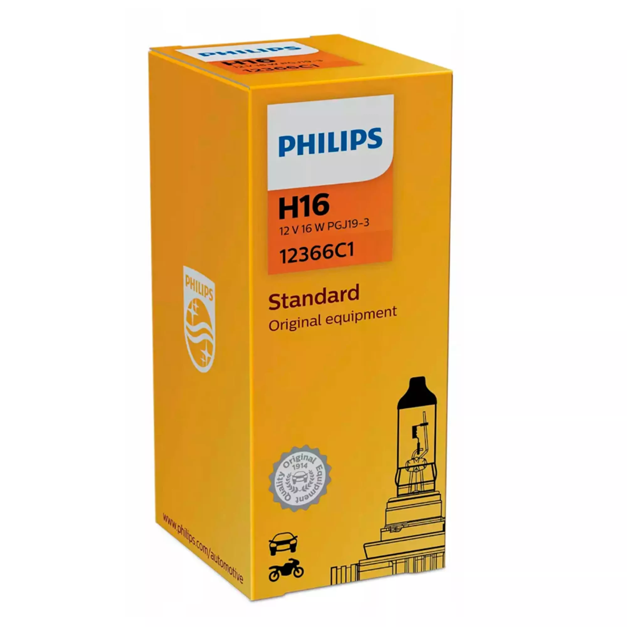 Лампа Philips H16 12V 16W 36856730