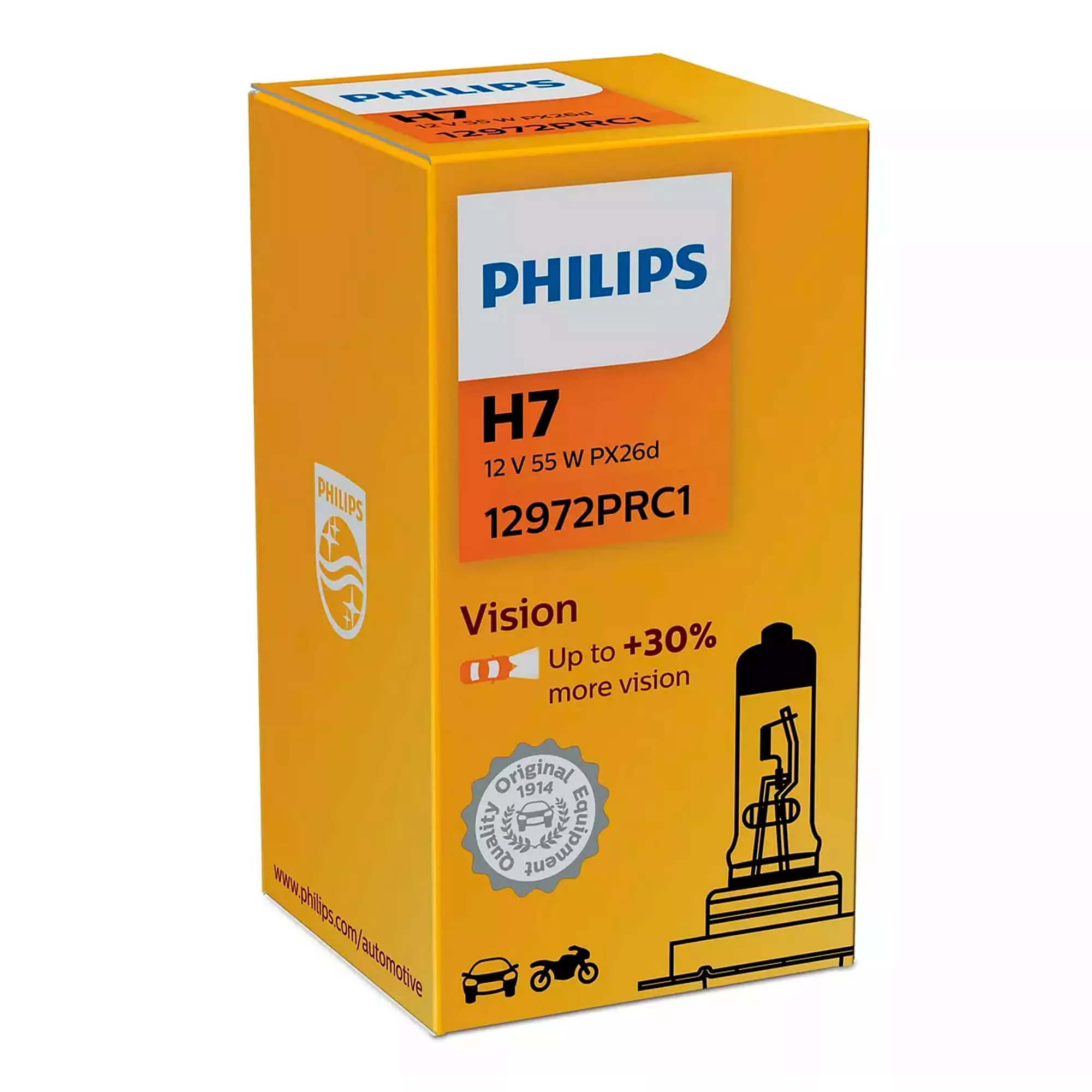 Лампа Philips Vision H7 12V 55W 37432260