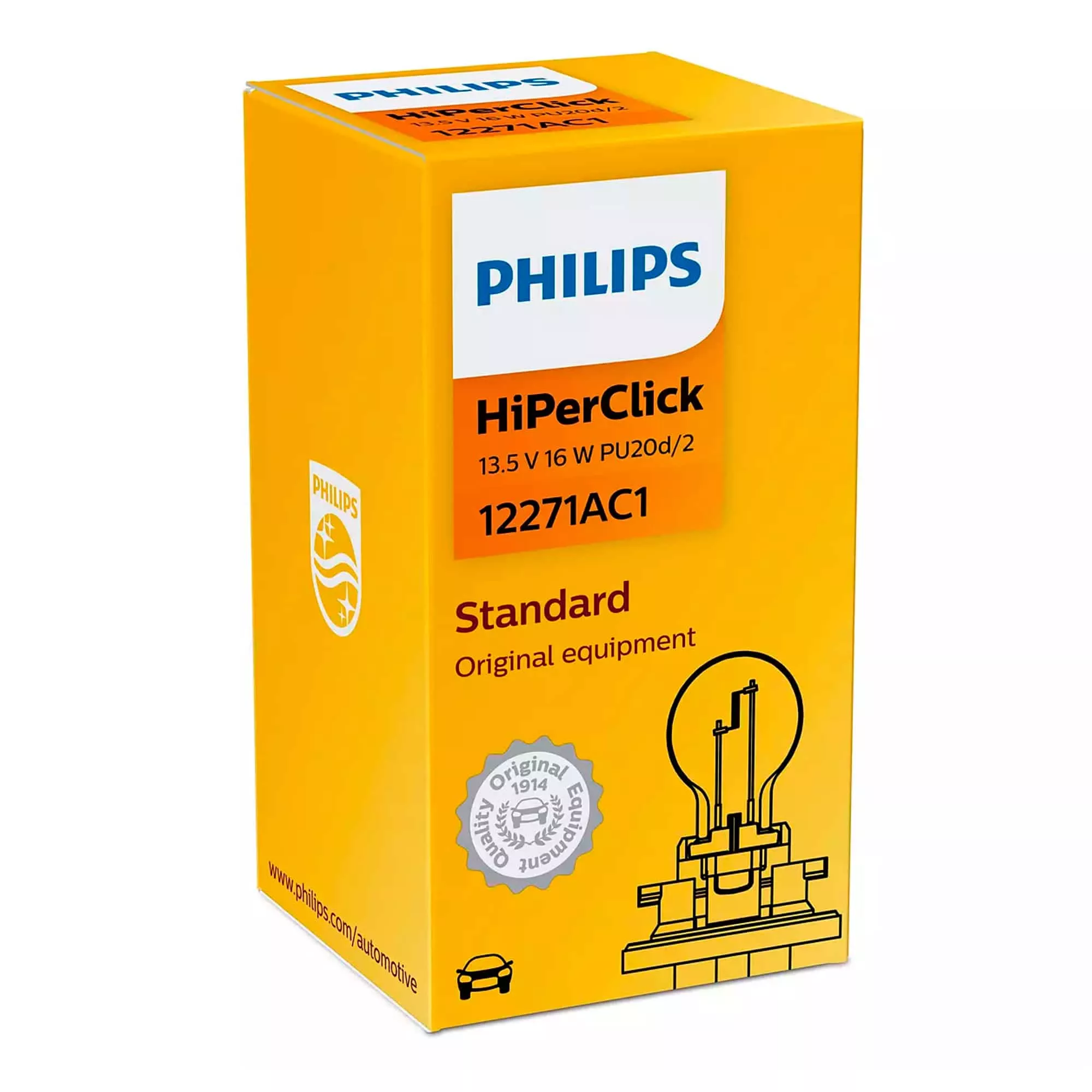 Лампа Philips Vision PCY16W 12V 16W 38965430
