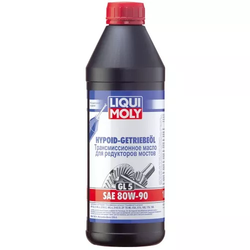 Масло трансмиссионное Liqui Moly Hypoid-Getriebeoil GL5 80W-90 1л (3924) Масло трансмиссионное Liqui Moly Hypoid-Getriebeoil GL5 80W-90 1л (3924)