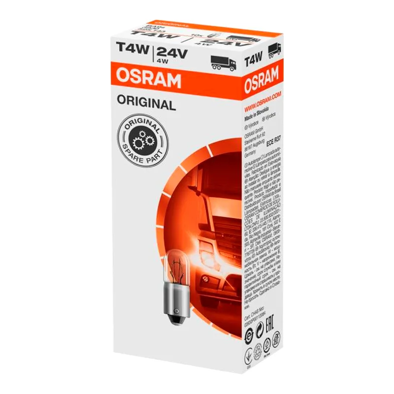 Лампа Osram Т4W 24V 4W 3930-UNV