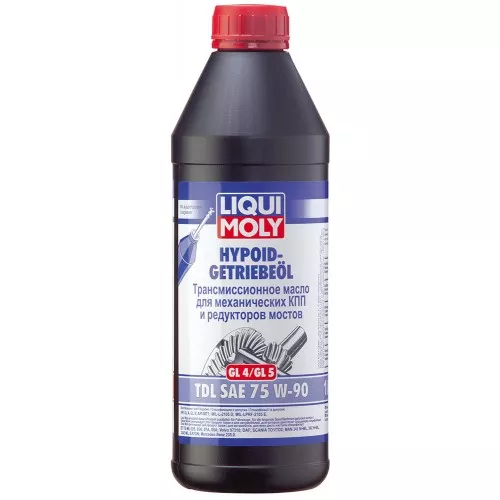 Трансмиссионное масло Liqui Moly Hypoid-Getriebeoil GL4/GL5 TDL SAE 75W-90 1л