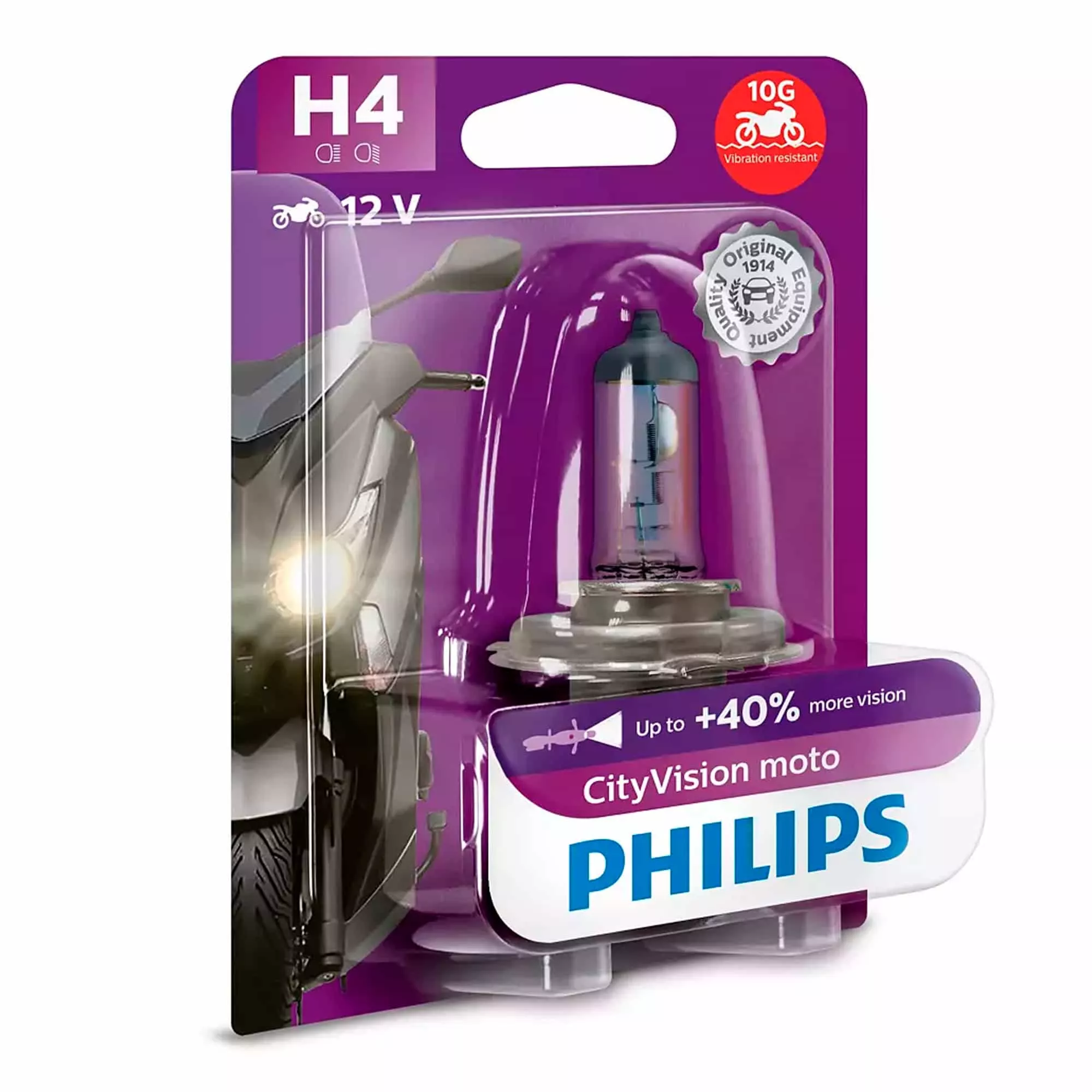 Лампа Philips CityVision Moto H4 12V 55/60W 39896030