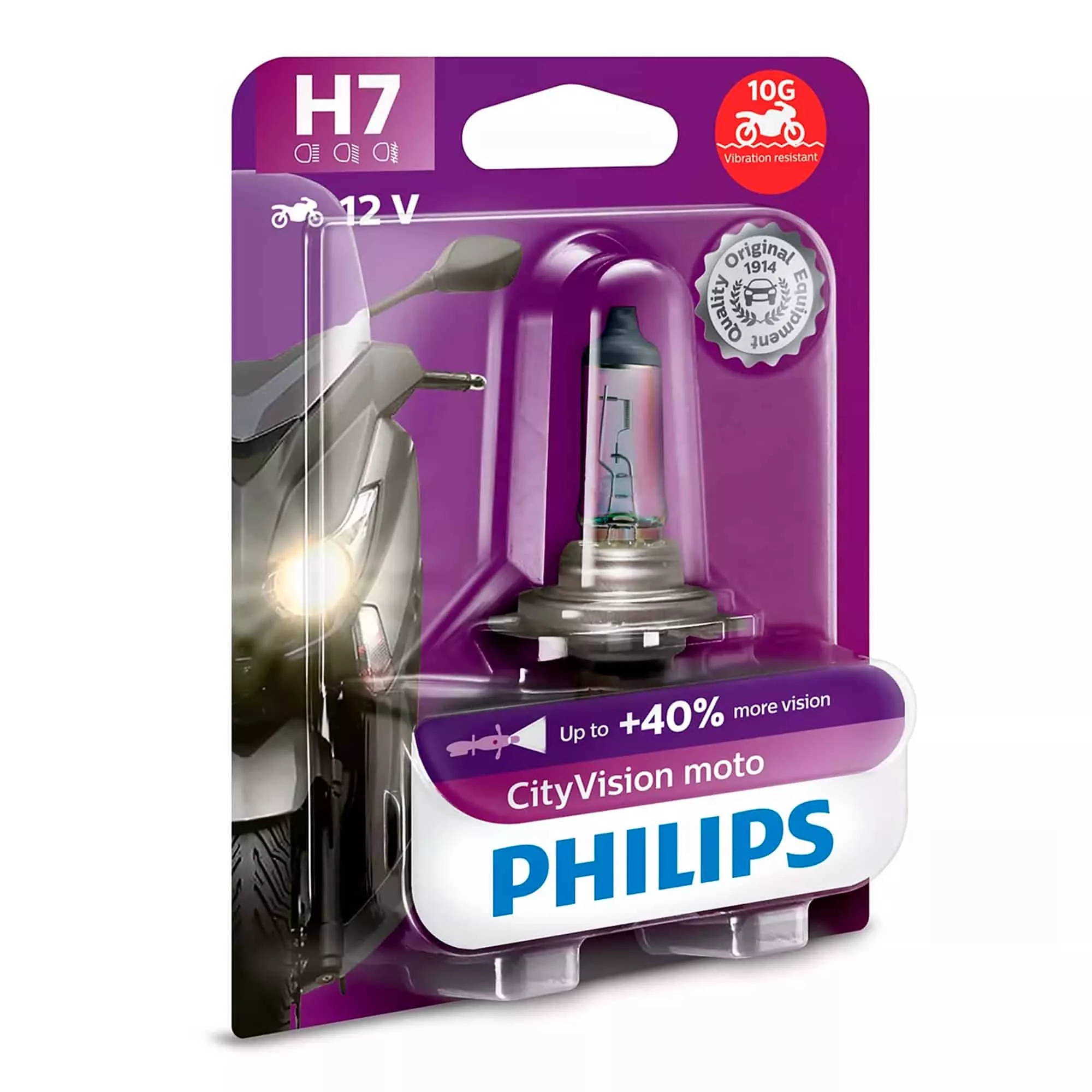 Лампа Philips CityVision Moto H7 12V 55W 39898430