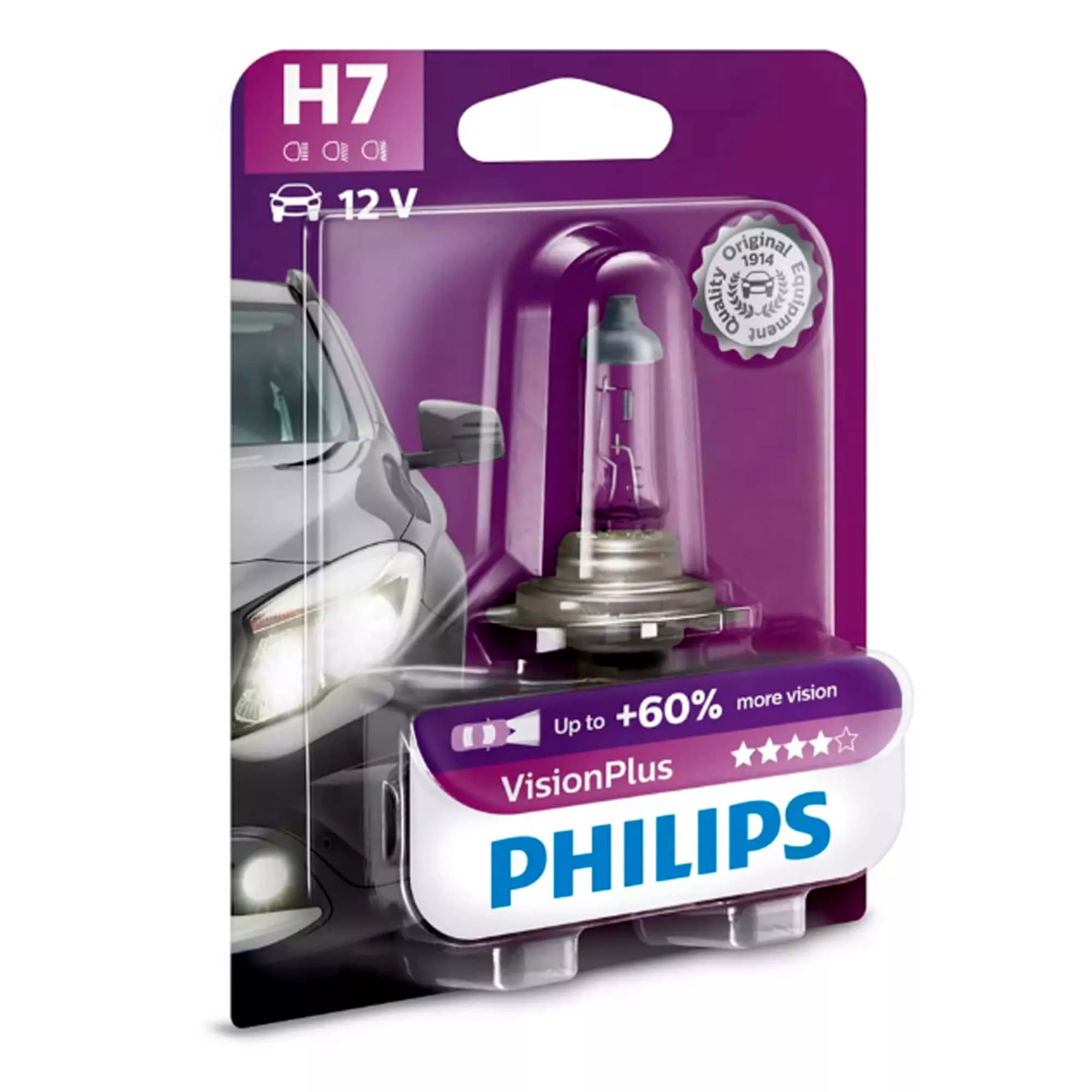 Лампа Philips VisionPlus H7 12V 55W 39936330