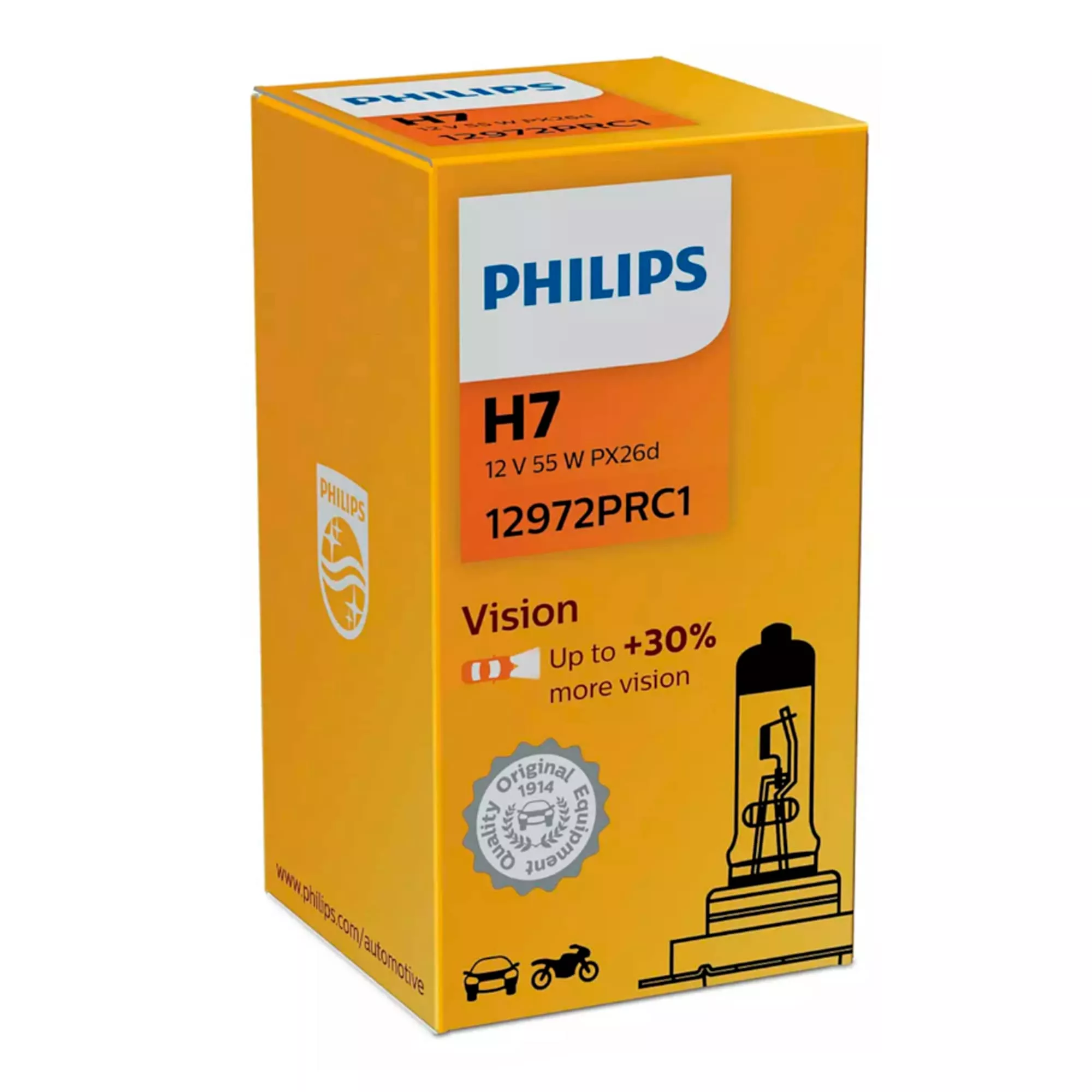 Лампа Philips Vision H7 12V 55W 40593760